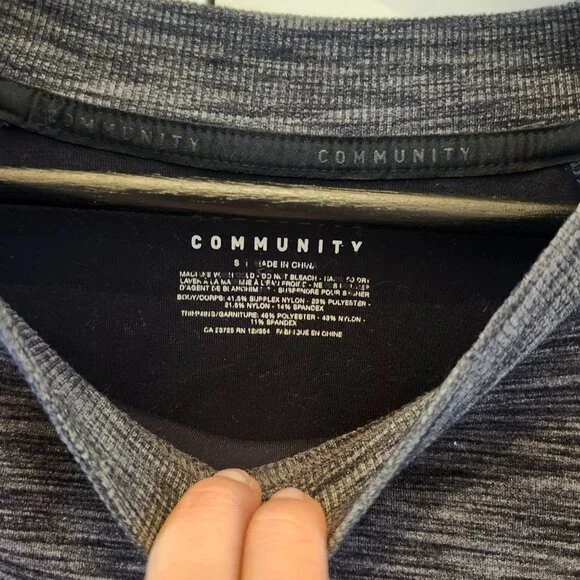 Community Grey Crew Neck - Picture 2 of 3